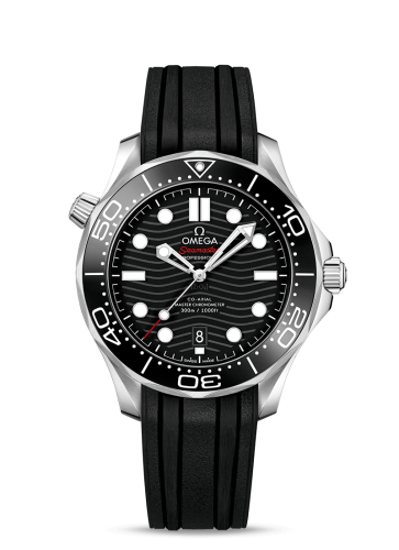 Omega Seamaster Diver 300M Master Co-Axial 42 Stainless Steel / Black / Rubber